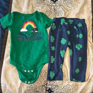 Kids 12m St. Patrick’s day outfit